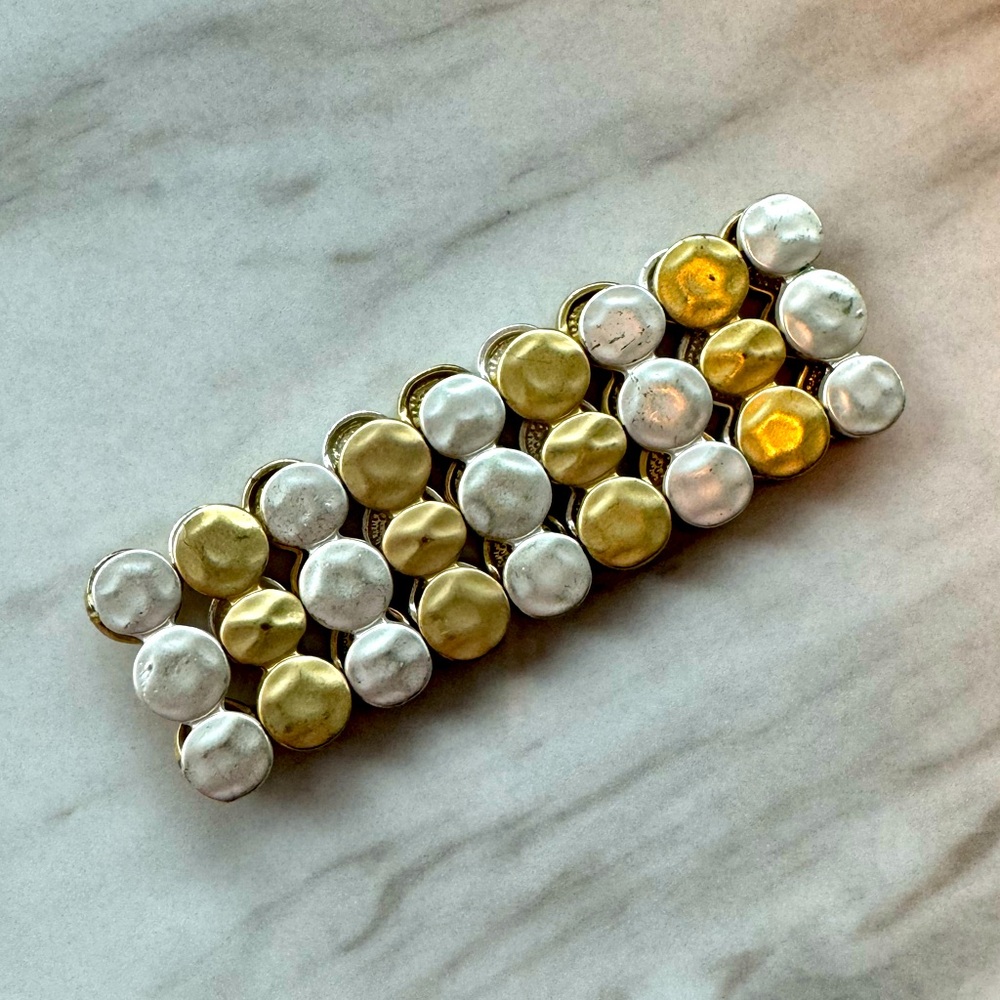 Boutique Multi Metal Expandable Bracelet